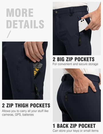 TBMPOY slim-fit, durable hiking pants for rugged outdoor adventures.