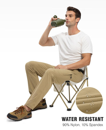 TBMPOY slim-fit outdoor pants ready for travel.