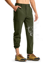 TBMPOY men's lightweight hiking pants front view with quick-dry fabric for outdoor adventures.