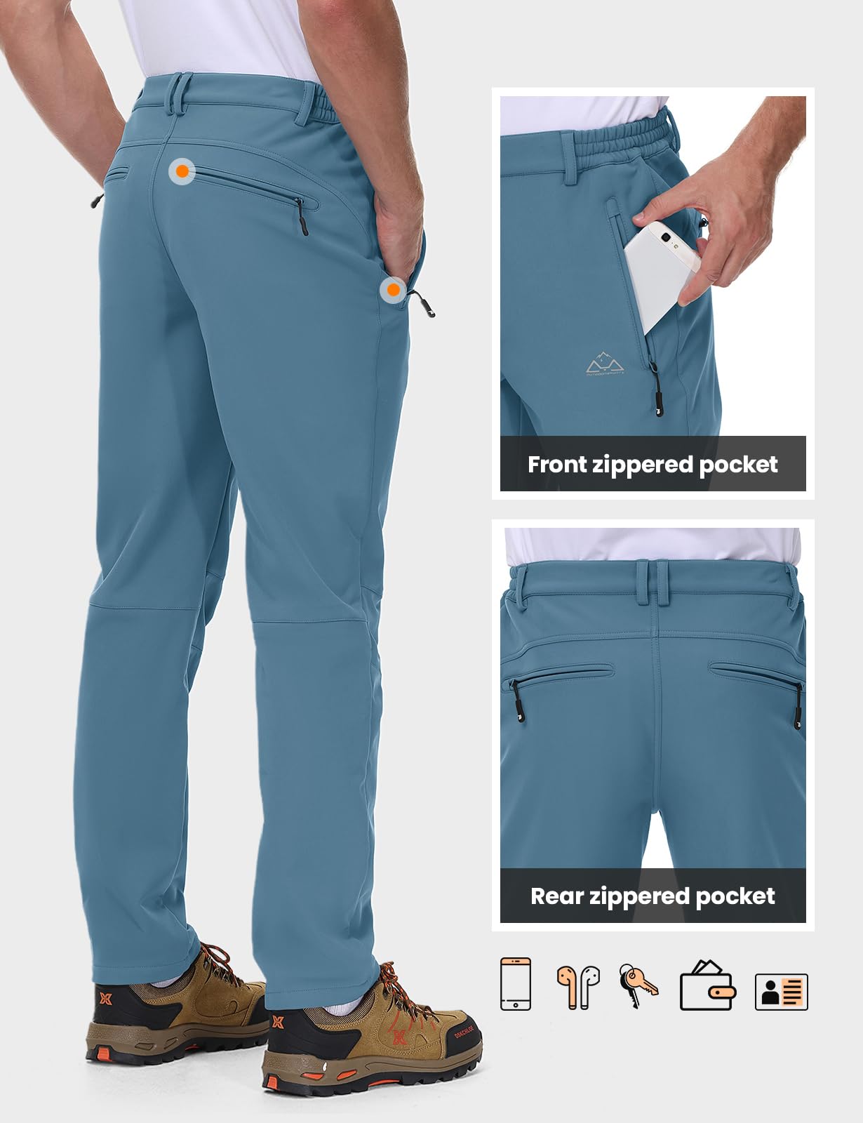 TBMPOY fleece lining feels soft against skin for all-day warmth
