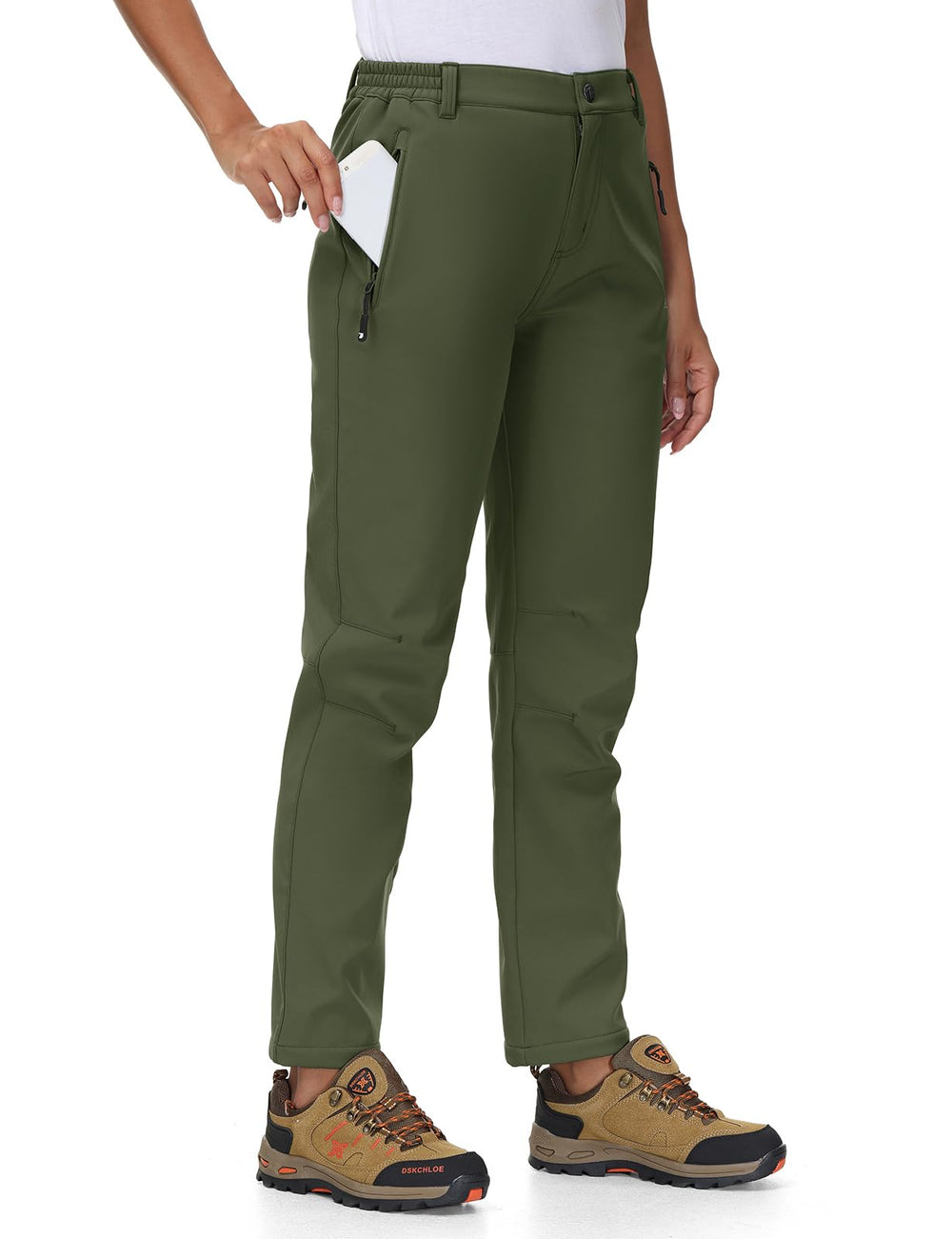 TBMPOY softshell pants with fleece lining delivering warm comfort.