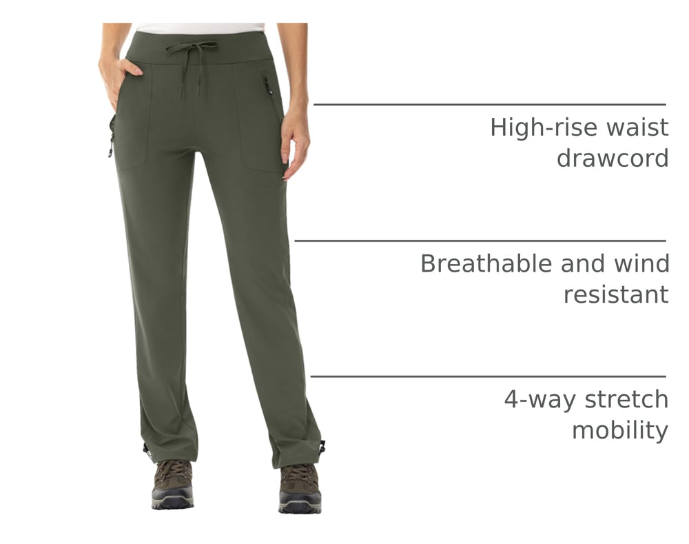 TBMPOY women's hiking pants waist adjustment showcases customizable fit for comfort