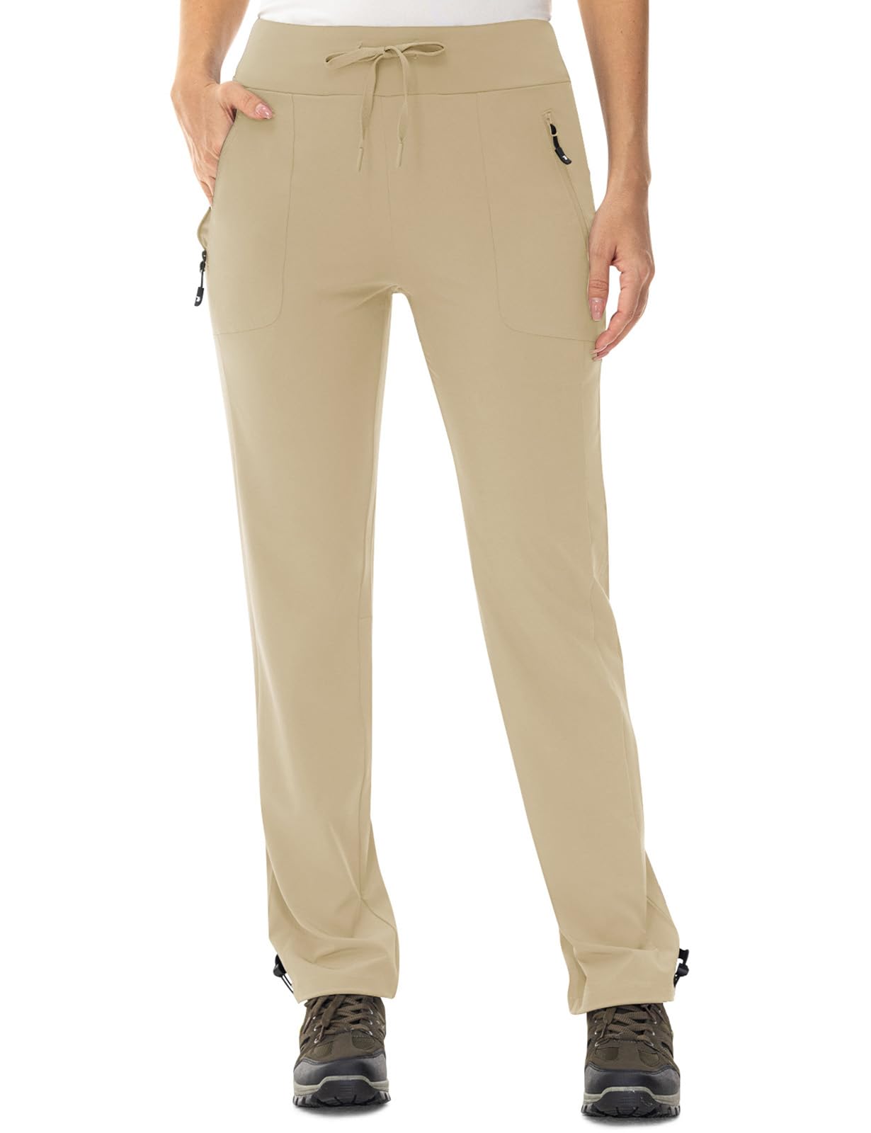 TBMPOY women's hiking pants - lightweight image showing breathable fabric for all-day comfort.