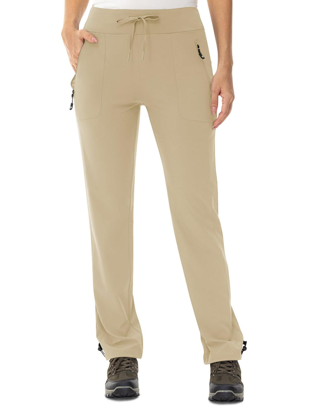 TBMPOY women's hiking pants - lightweight image showing breathable fabric for all-day comfort.