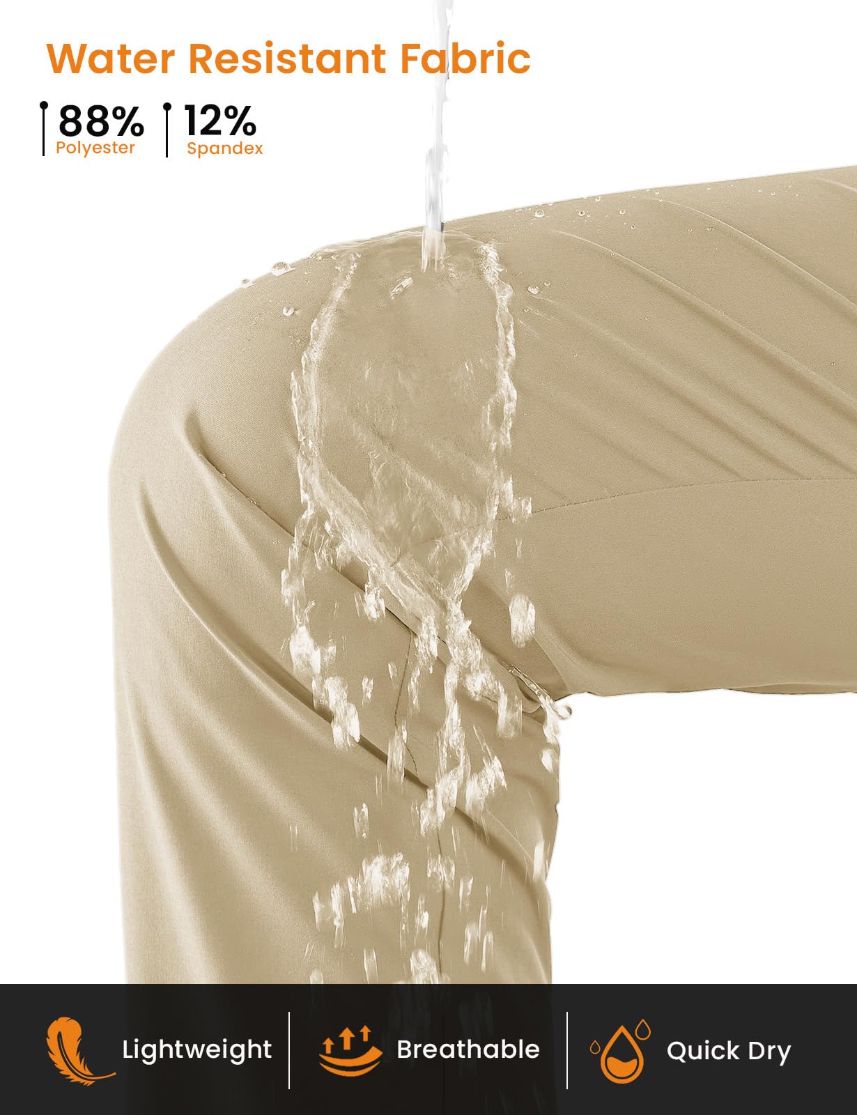 TBMPOY women's hiking pants - straight-fit image showing comfortable range of motion.