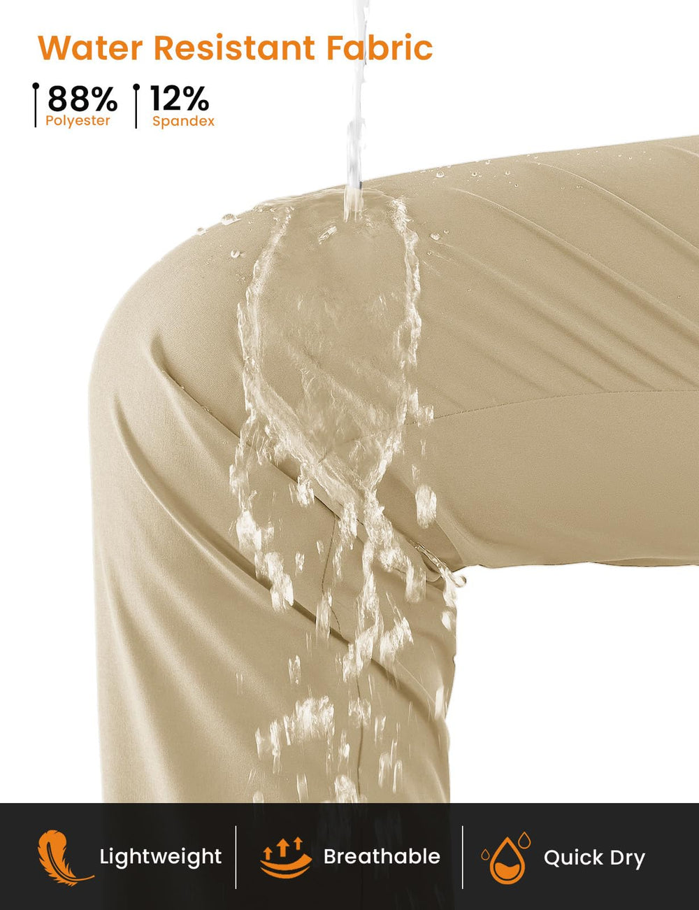 TBMPOY women's hiking pants - straight-fit image showing comfortable range of motion.