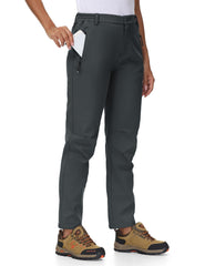 TBMPOY women's ski pants windproof dark grey shield from cold gusts