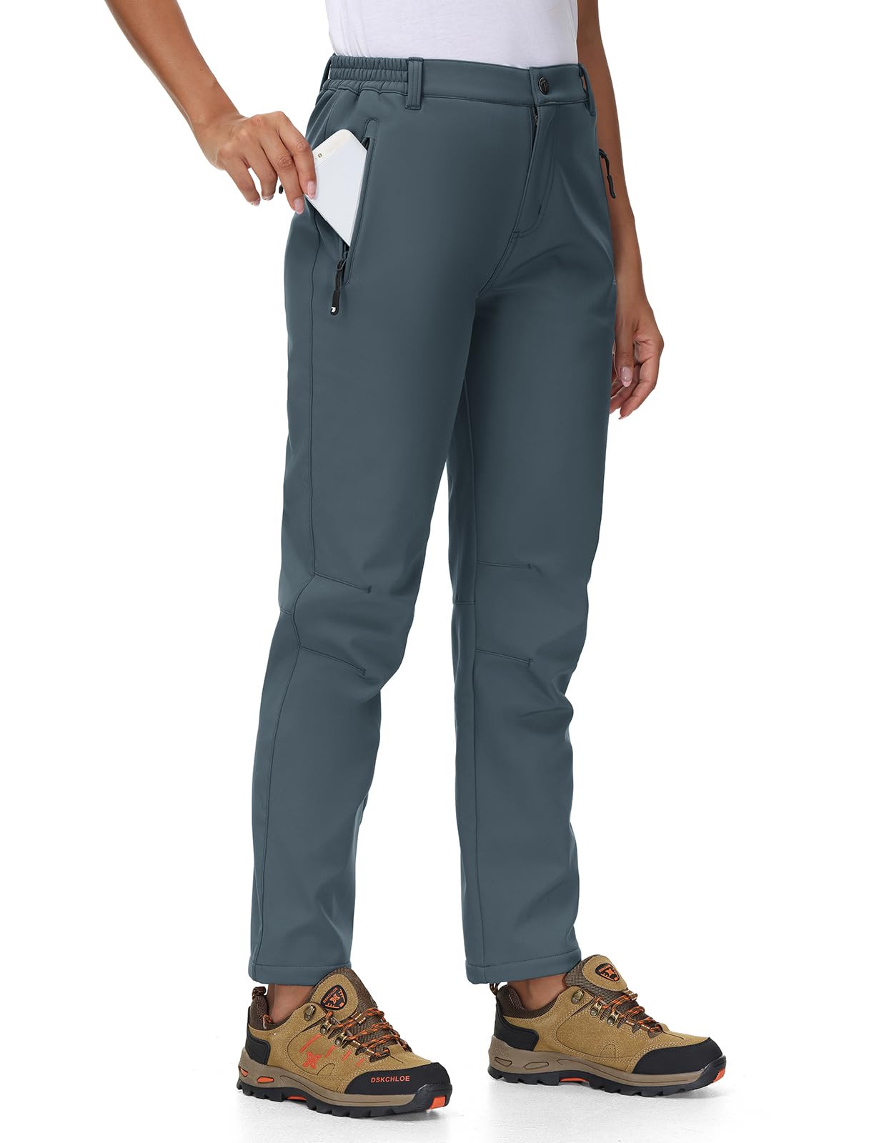 TBMPOY pants interior fleece lining for added warmth and comfort.