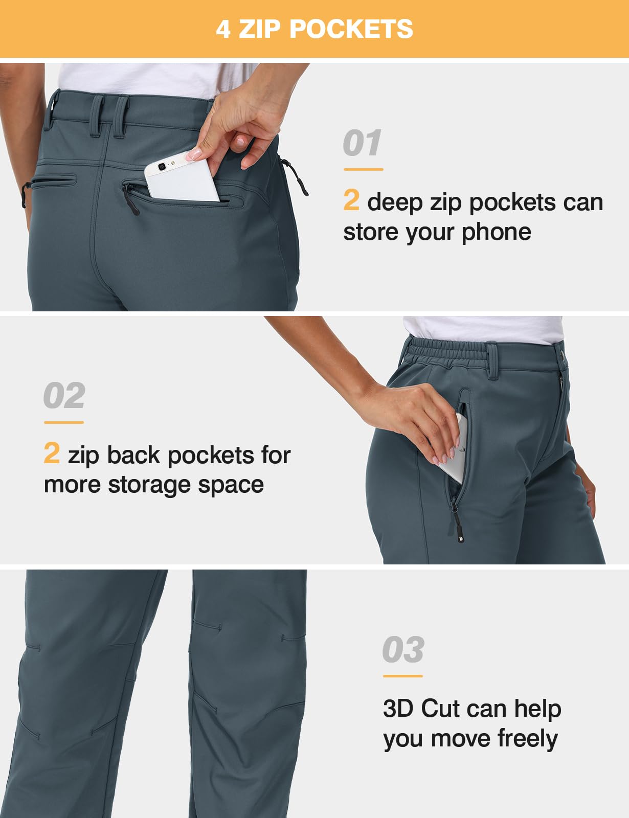 TBMPOY pants zipper fly with hook closure for secure wearing.