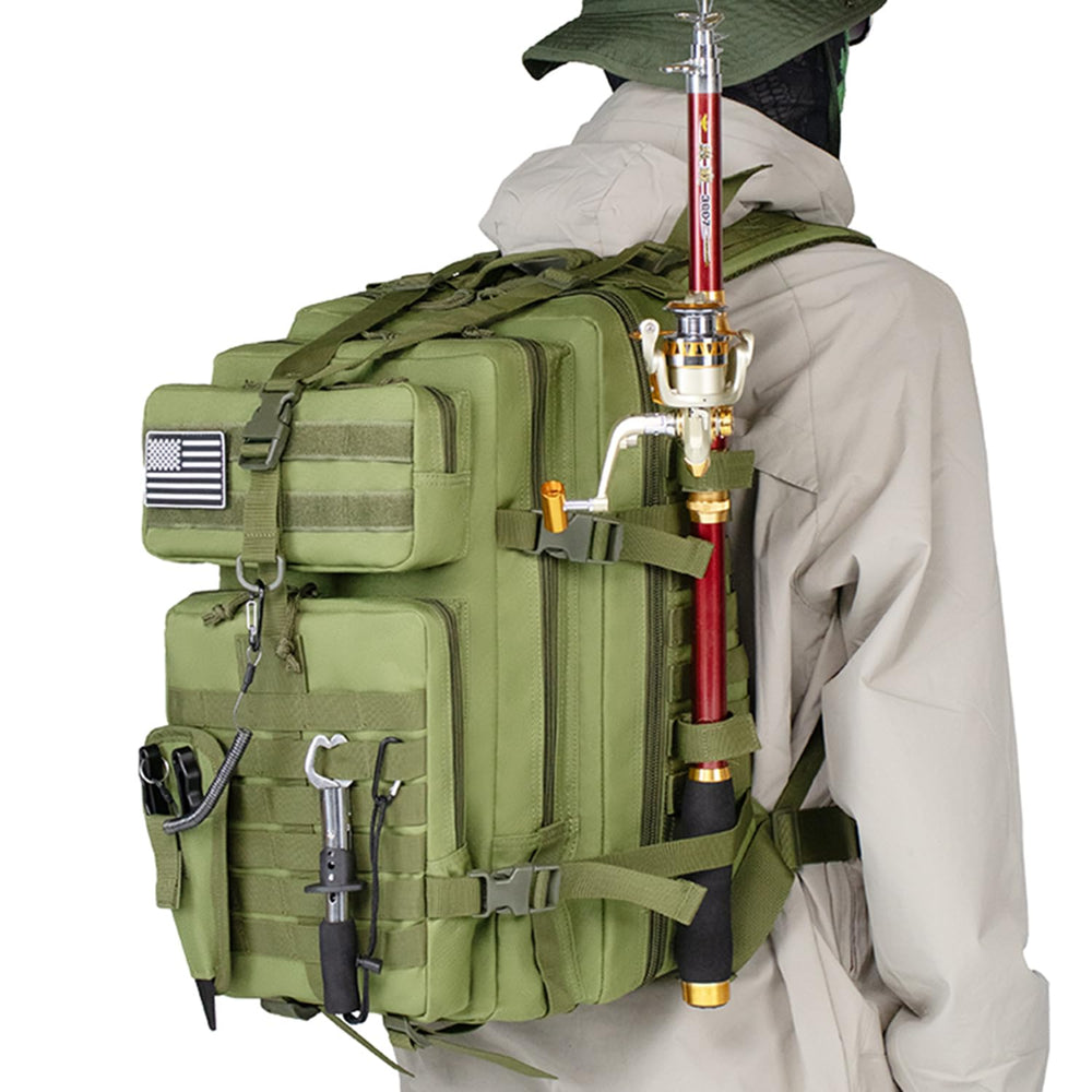 TBNBO bottom belt accommodates a fishing chair or net