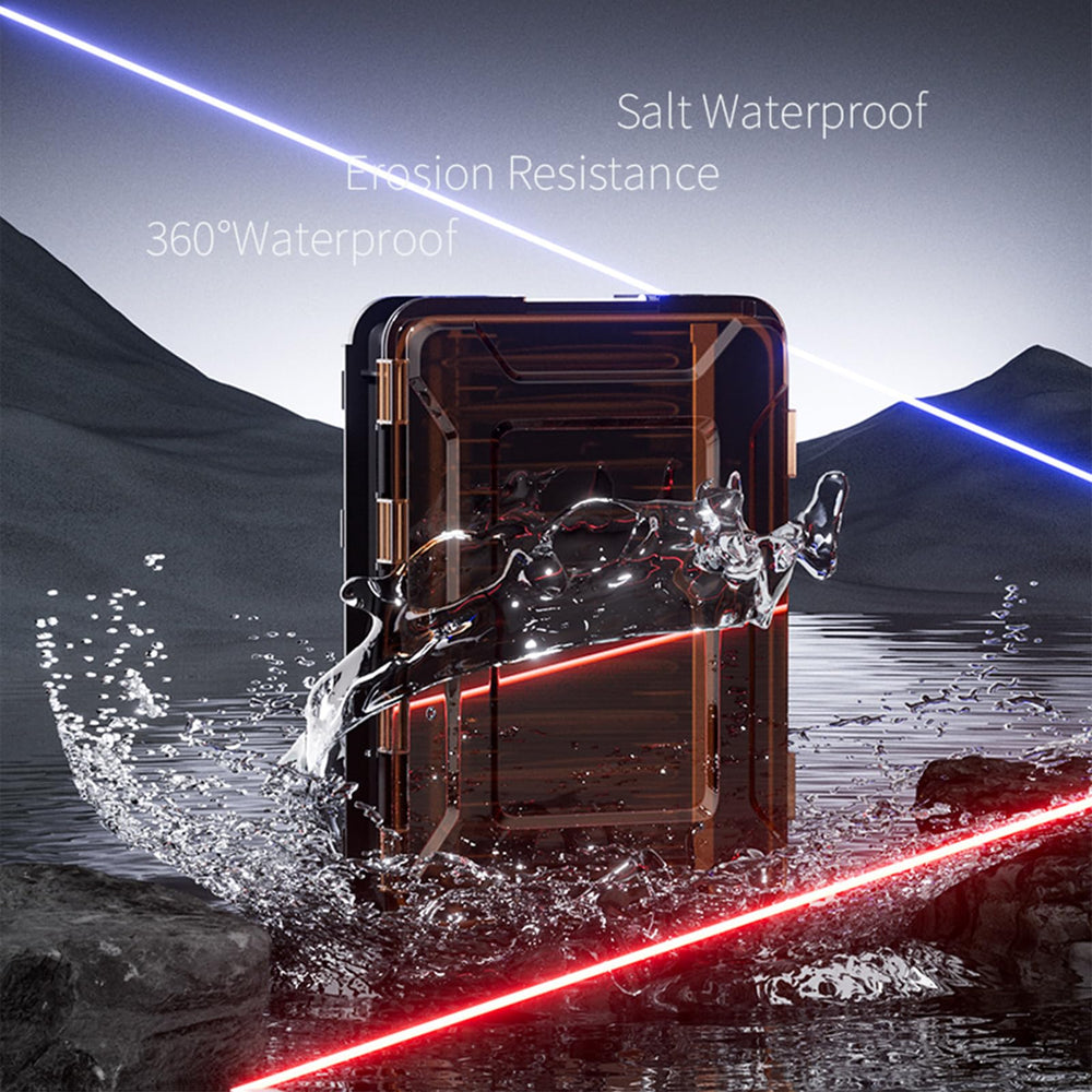Tcakelox 2300 durable ABS shell shields lures from impact on the road.