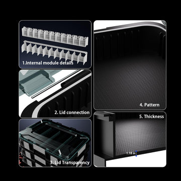 Tcakelox 2300 multiple boxes linked for scalable, extended tackle storage.