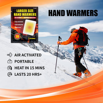 TCANG hand warmer visible heat output delivering hours of warmth