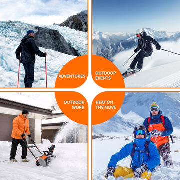 TCANG winter outdoor activities image showcases versatile warmth for sports and hiking.