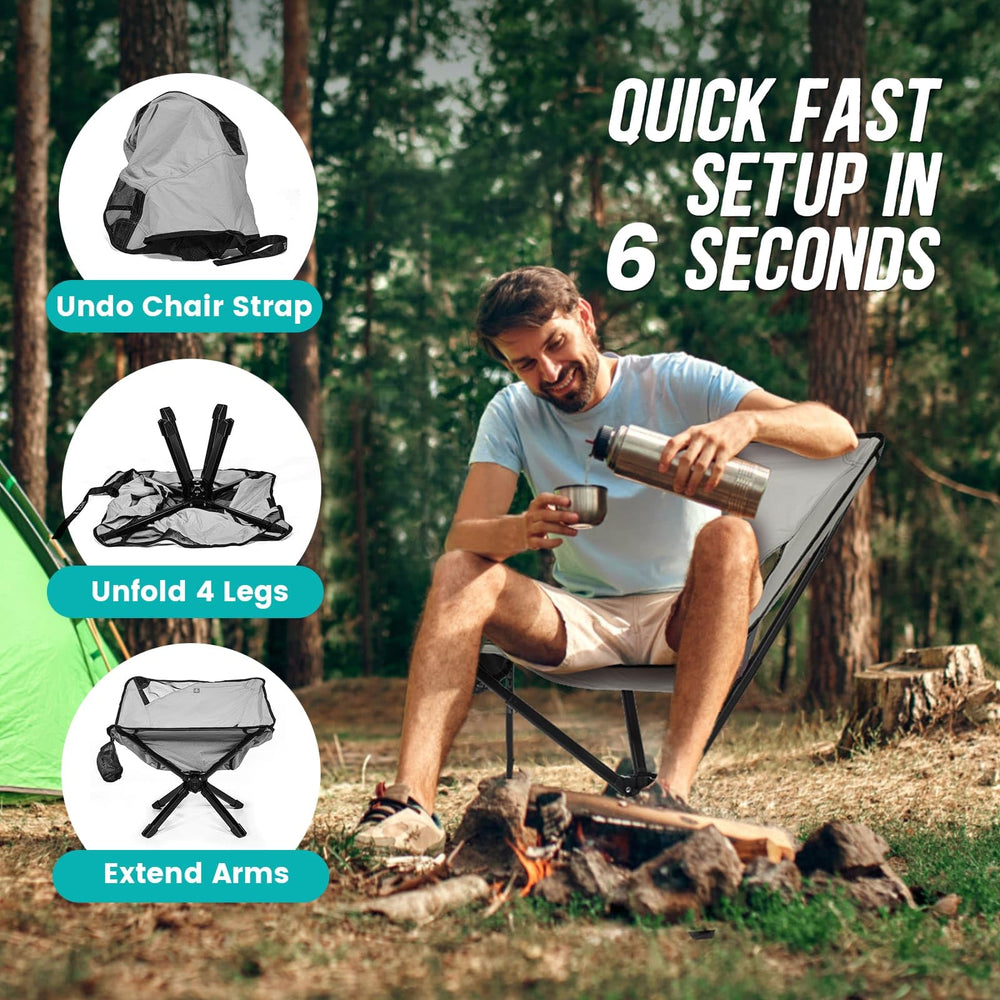 TCEK RiseLite multi-use scene shows versatile seating for camping, concerts, and outdoor events.