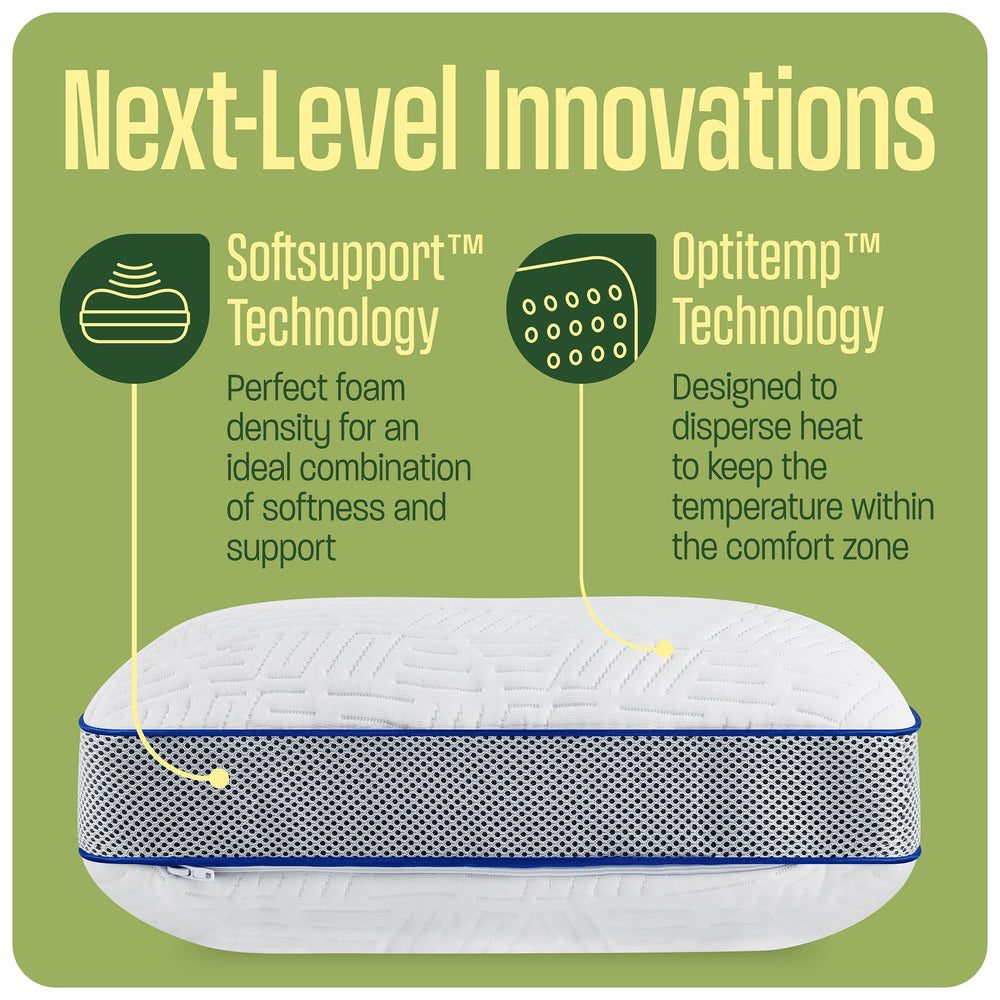TCOMF camping pillow white cover complements any gear.