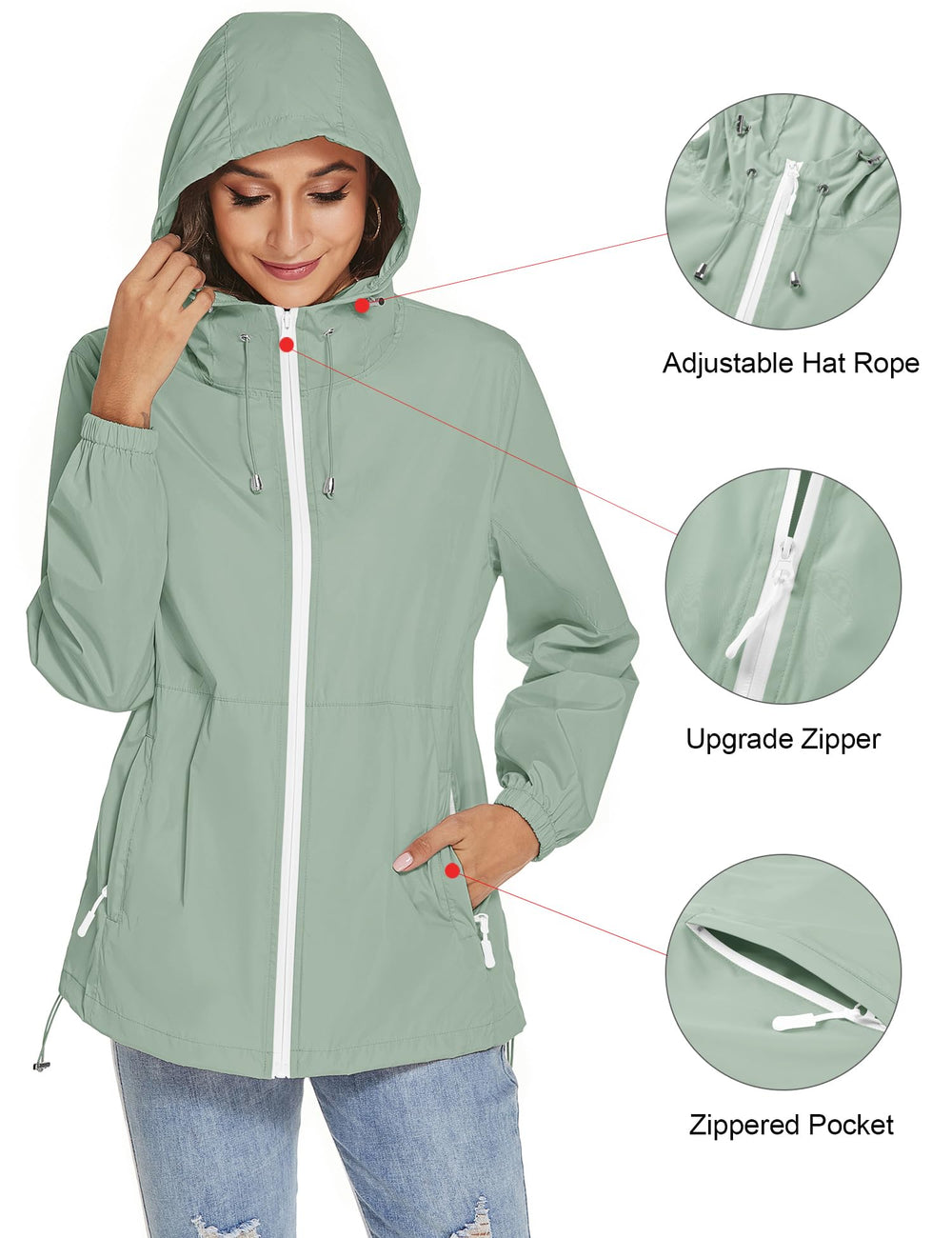 TCOT waterproof zipper close-up highlights smooth operation and secure closure