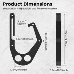 Tcwhniev arborist gear tree hook secures chainsaw safely on your harness during climbs.