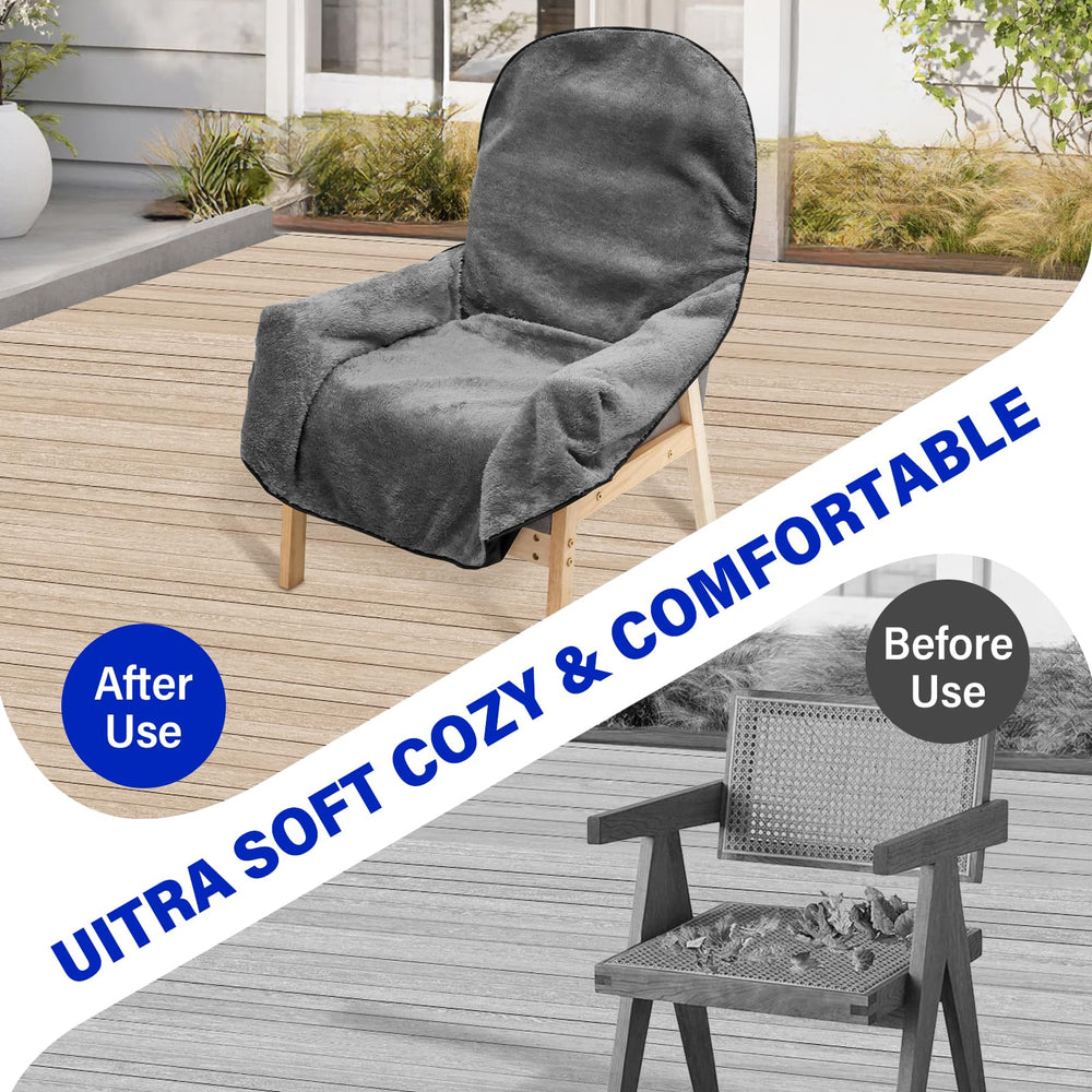 Tcwhniev portable seat cover ready for camping and picnics.