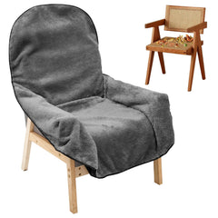 Tcwhniev reversible seat blanket on a chair with waterproof Oxford fabric for outdoor protection.