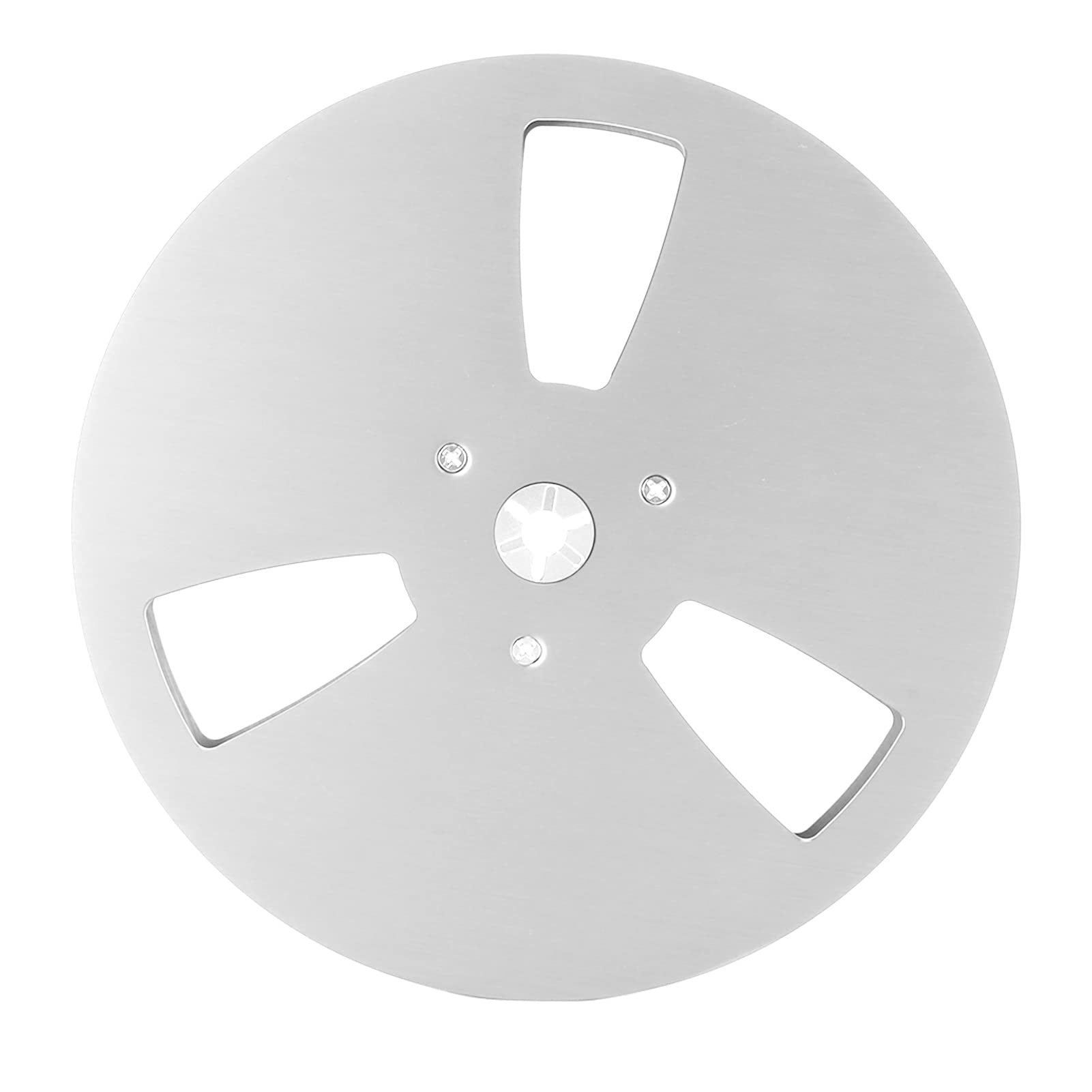TEAC-compatible open reel deck reel with 3-hole design