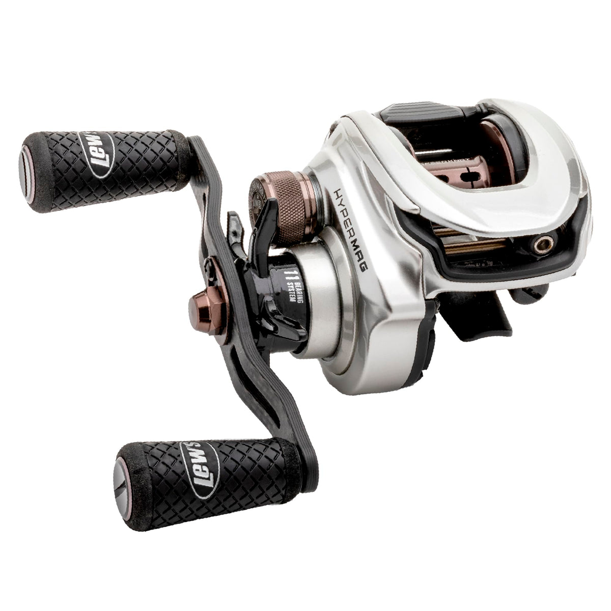 Lew's HyperMag 75 Right-Hand Baitcast Reel front view