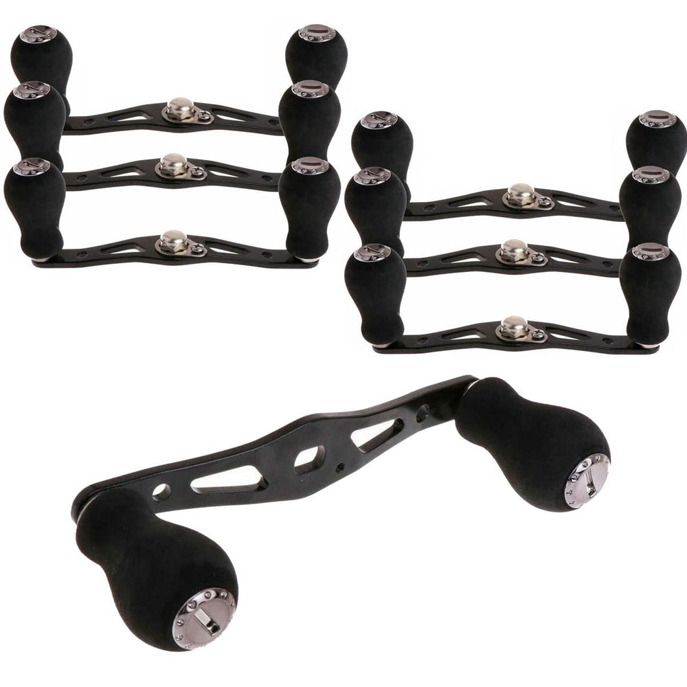 TEAMWILL 6pcs EVA power reel handle grip close-up highlights ergonomic comfort