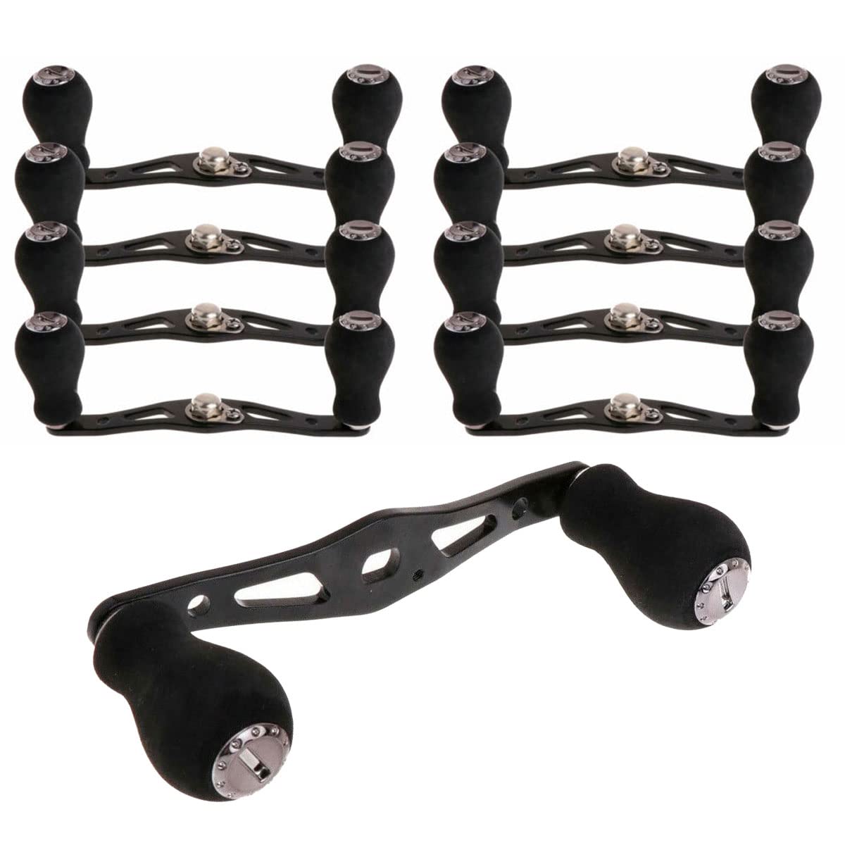 TEAMWILL EVA power handle packaging demonstrates an 8-piece set for quick reel upgrades.
