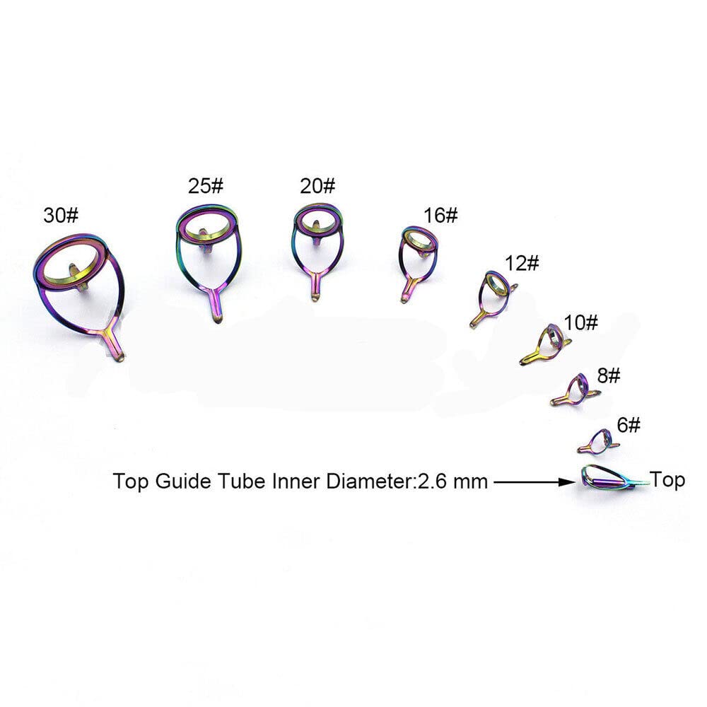 TEAMWILL rainbow guide No-8 ensures consistent eyelet alignment during casting.