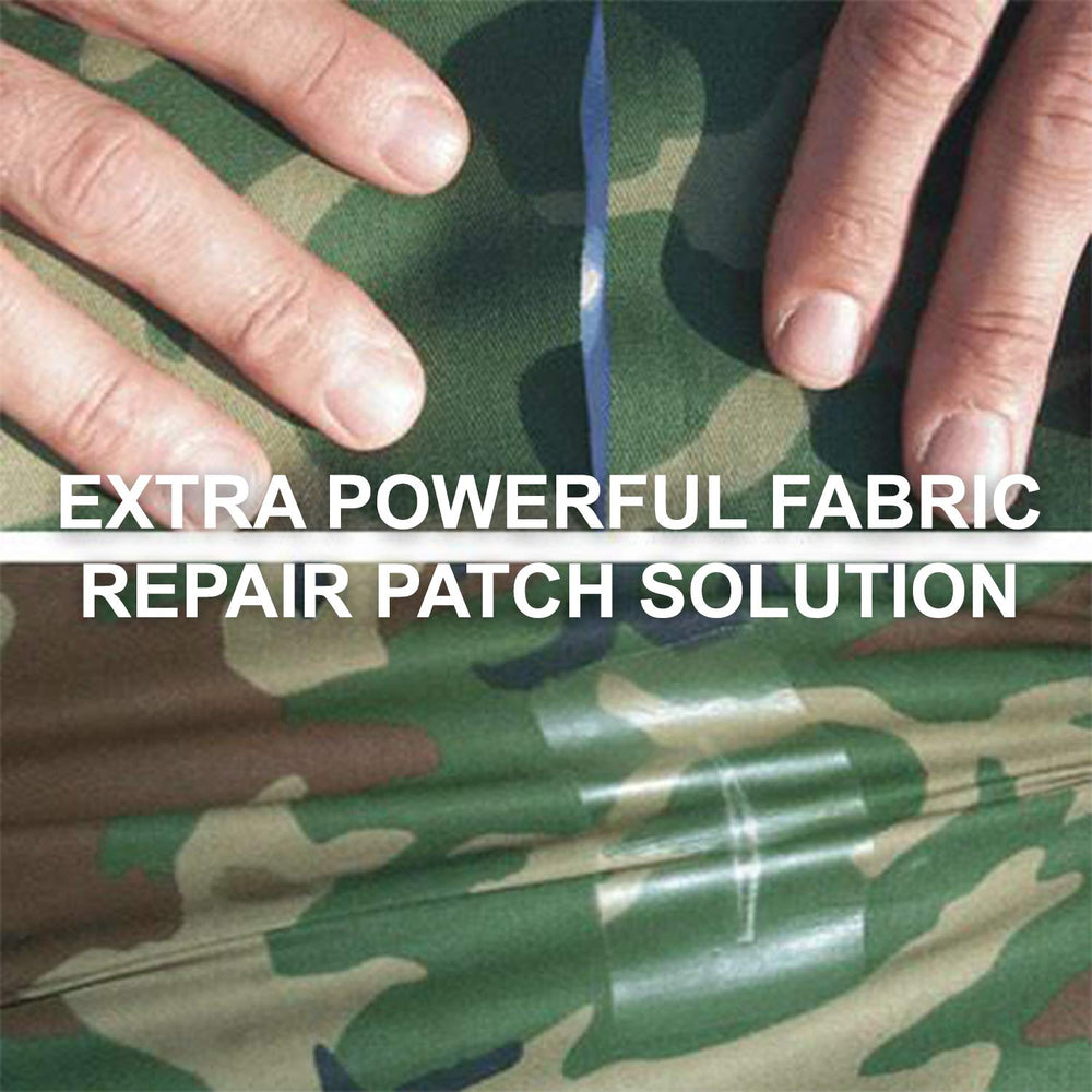 TEAR-AID reinforcement filament strengthens tear edges for durable fabric repairs.
