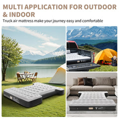 Tecoom cordless pump inflates and deflates in minutes for quick campsite readiness