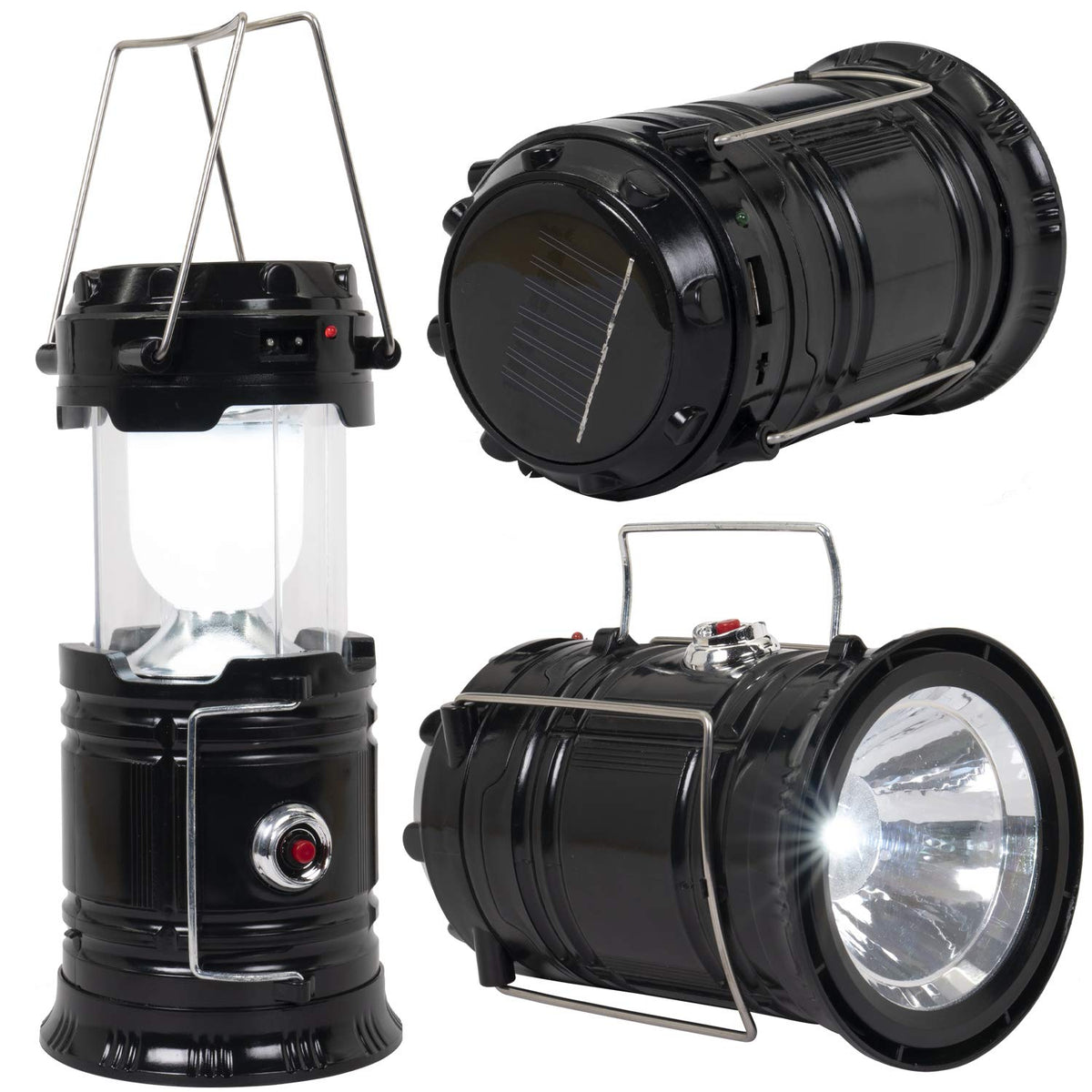Technical Pro camping lantern with 360-degree glow for all-around campsite lighting.