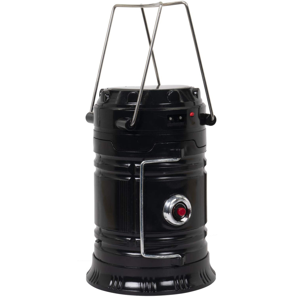 Technical Pro camping lantern features a backpack attachment point for secure carrying.
