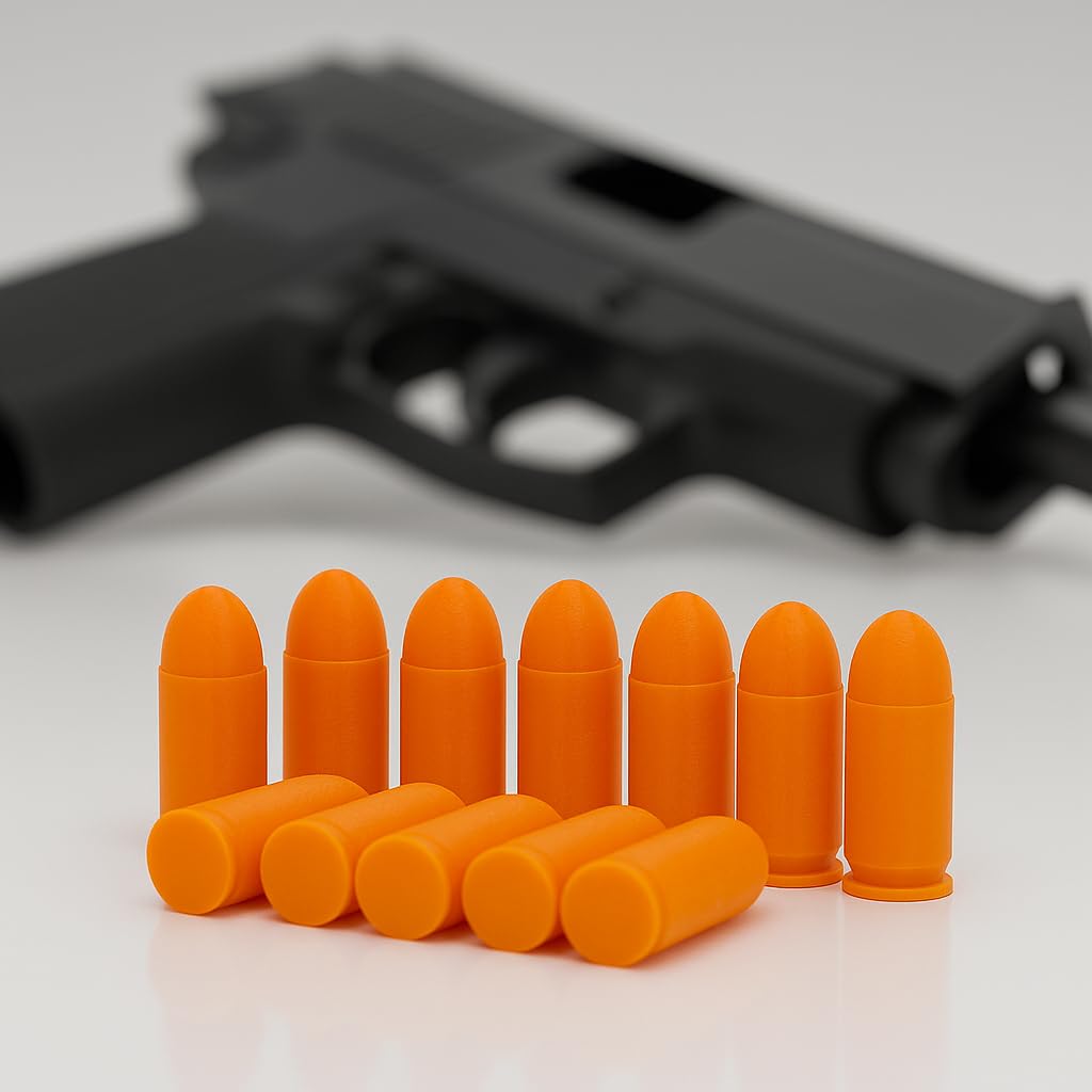 TechStudio3D snap caps match .45 ACP dimensions for consistent loading.