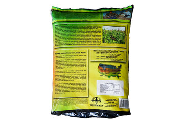 Tecomate Lablab Plus seed mix spread on soil for quick germination.