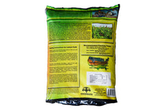 Tecomate Lablab Plus seed mix spread on soil for quick germination.