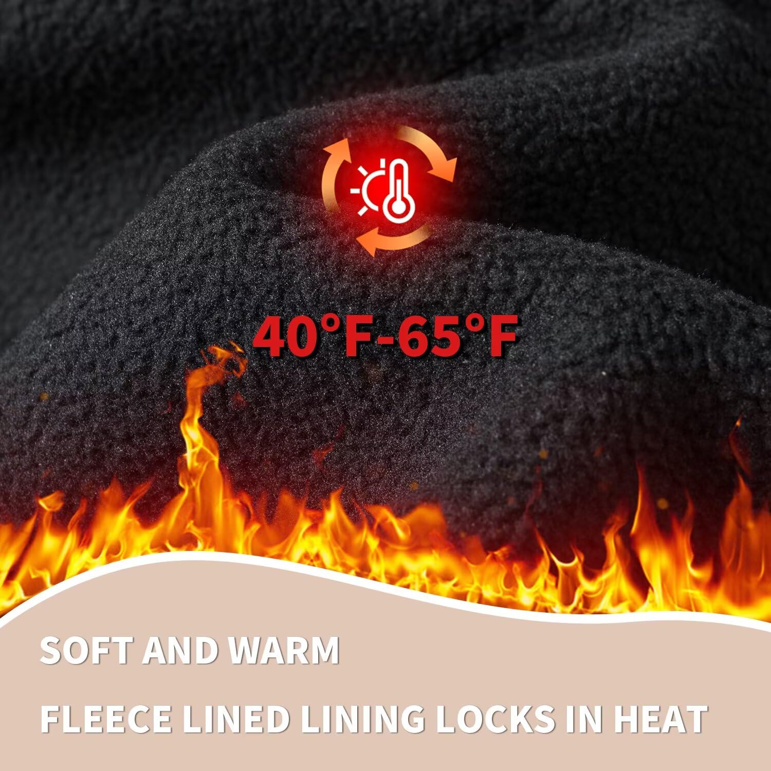 tectop women's fleece-lined winter hiking pants versatile for autumn to winter trekking.