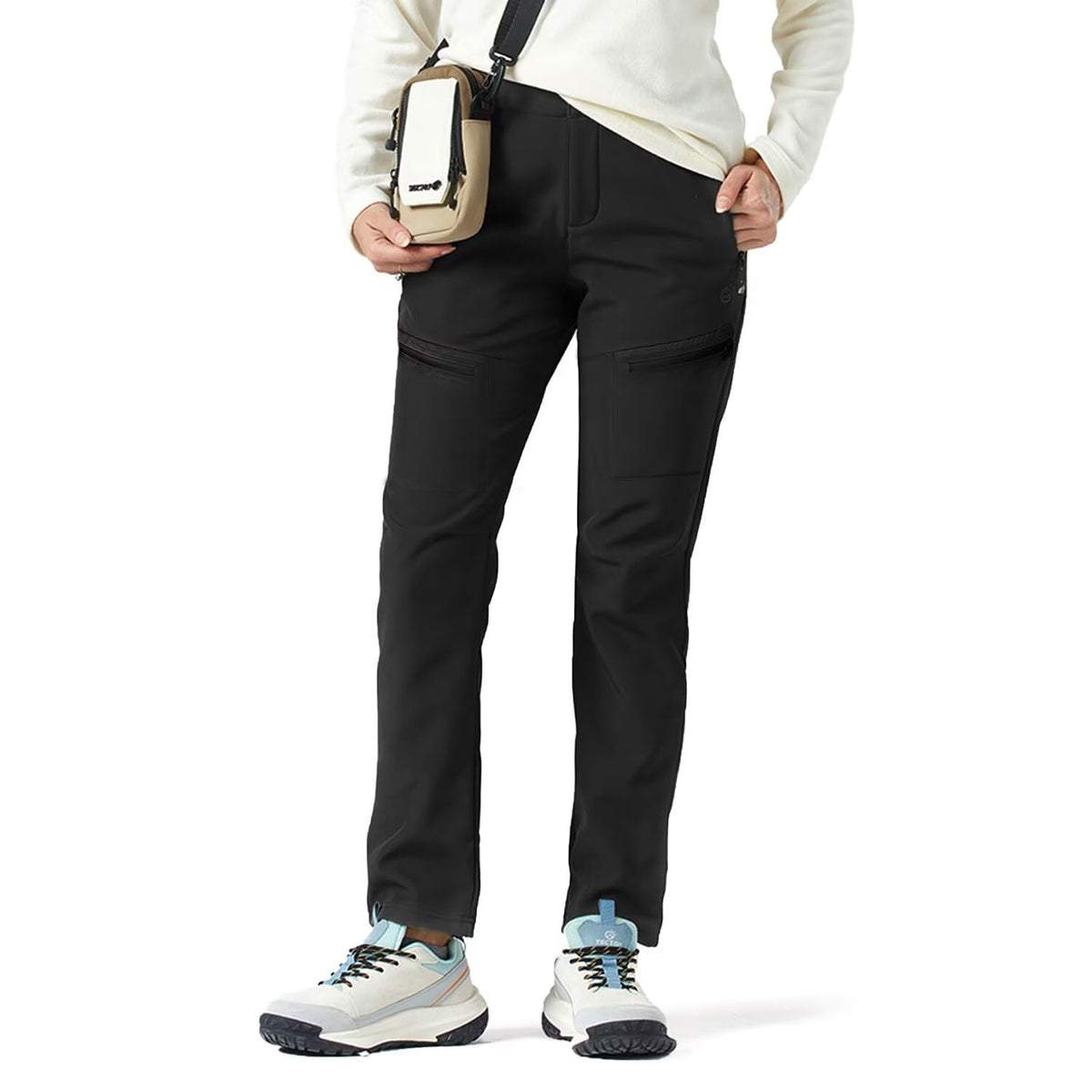 tectop women's hiking cargo pants full view for all-day trail comfort and versatile wear.