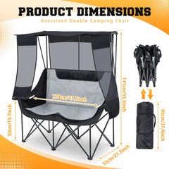 Teenyyou canopy side panel extended demonstrates adjustable sun protection for windy days.