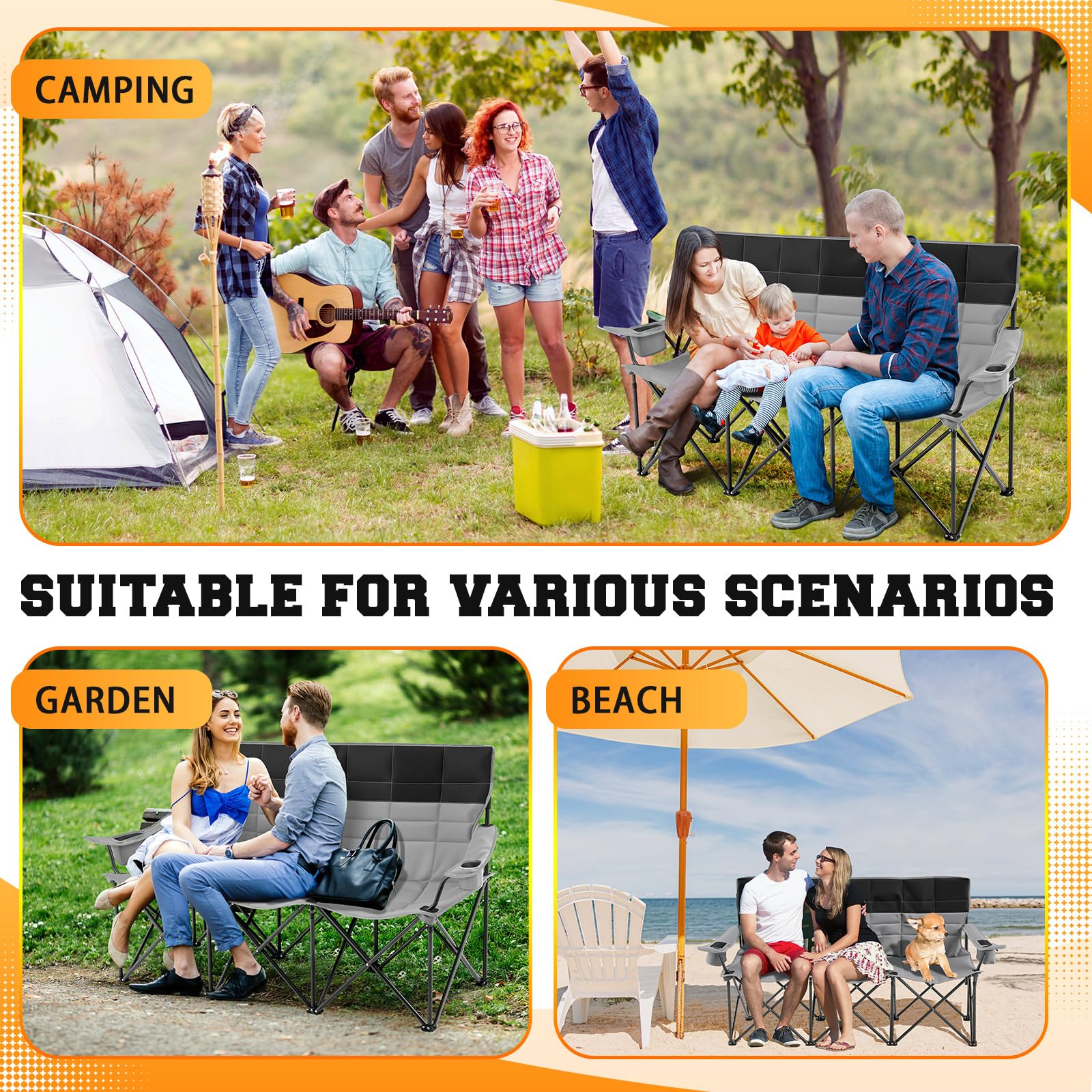 Teenyyou carry bag stores folded chair for portable adventures.