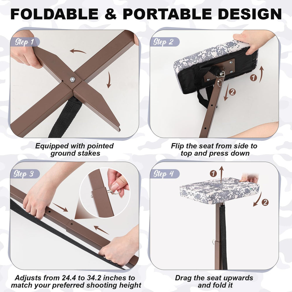 Teenyyou folding swamp seat compact and easy to transport