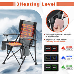 Teenyyou heated chair 2-pack folded-frame for compact portability