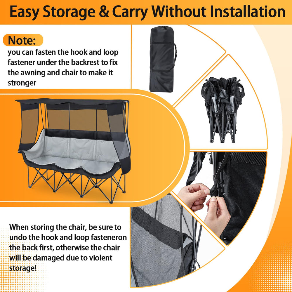 Teenyyou chair back shade panel keeps you cool