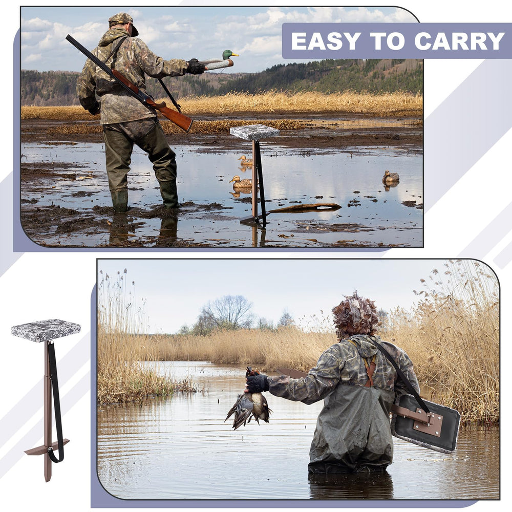 Teenyyou shoulder strap mobility for quick relocation in wetlands