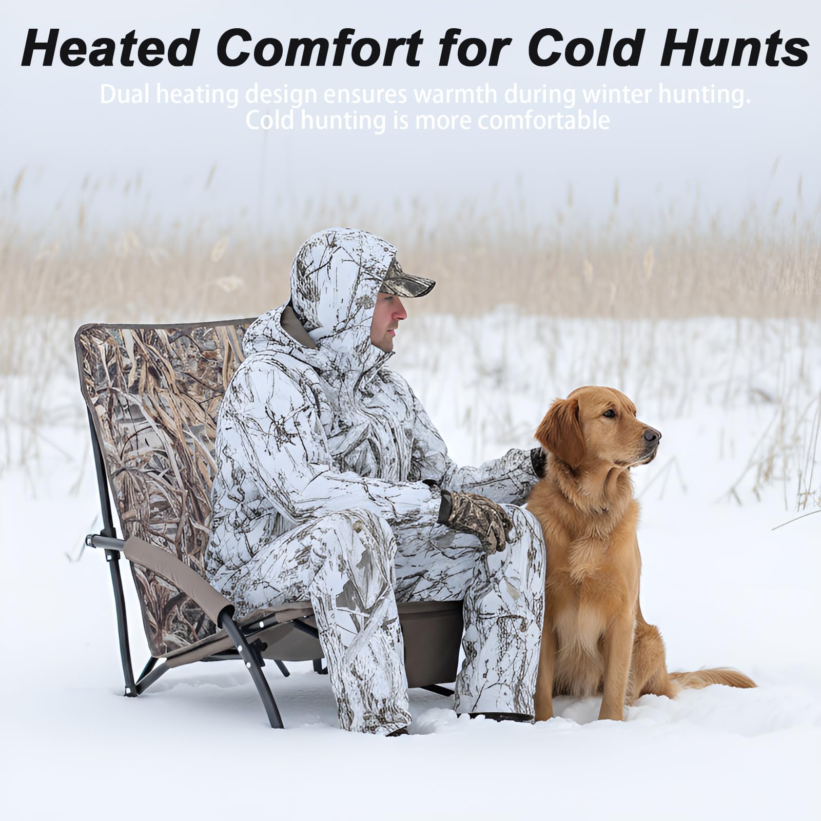 Teenyyou tree-stand and ground-blind use image illustrates versatile hunting comfort.