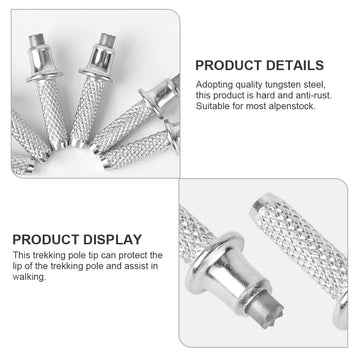 TEHAUX easy-install trekking tip enables fast replacements