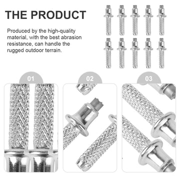TEHAUX ground-grip trekking tip enhances traction on uneven terrain