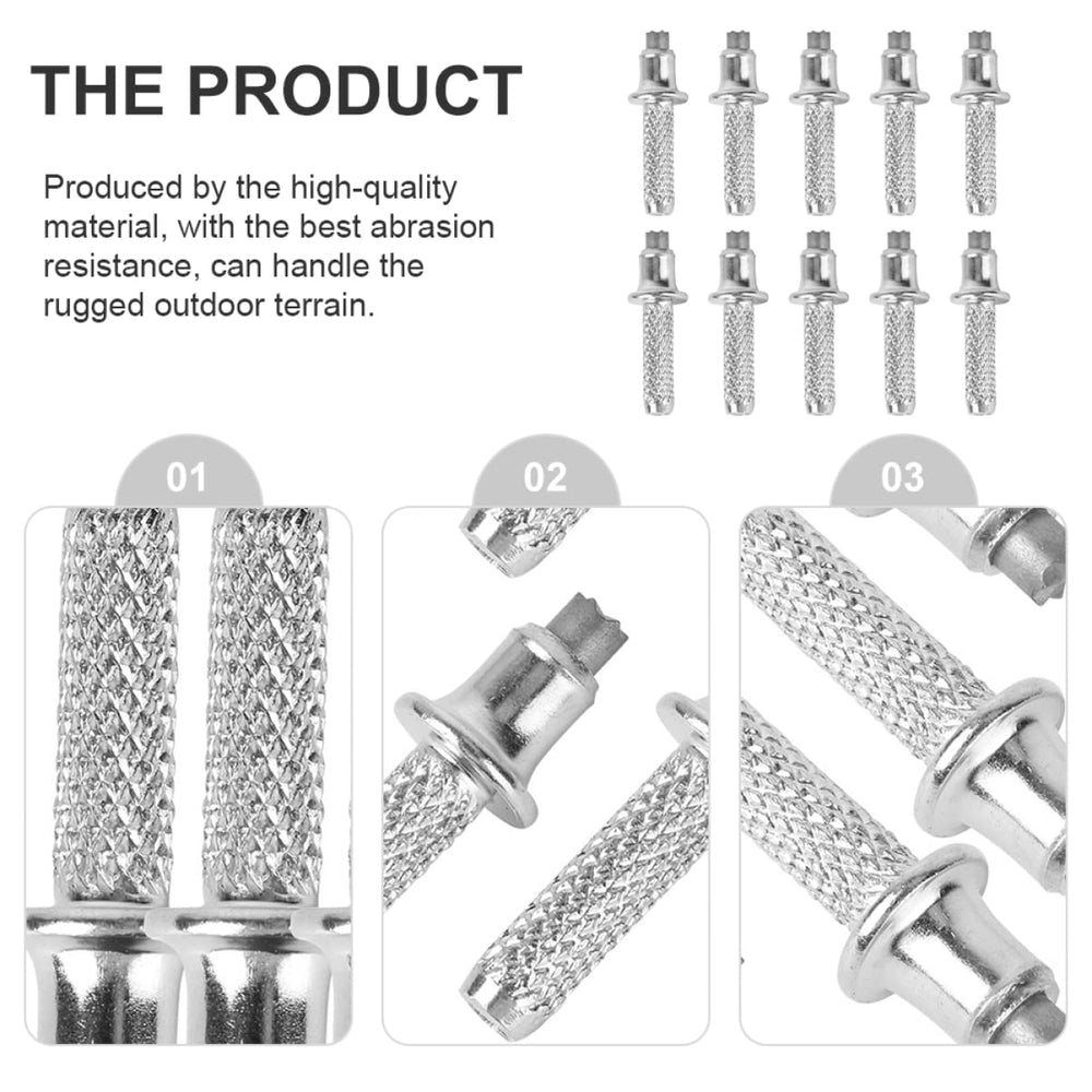 TEHAUX ground-grip trekking tip enhances traction on uneven terrain