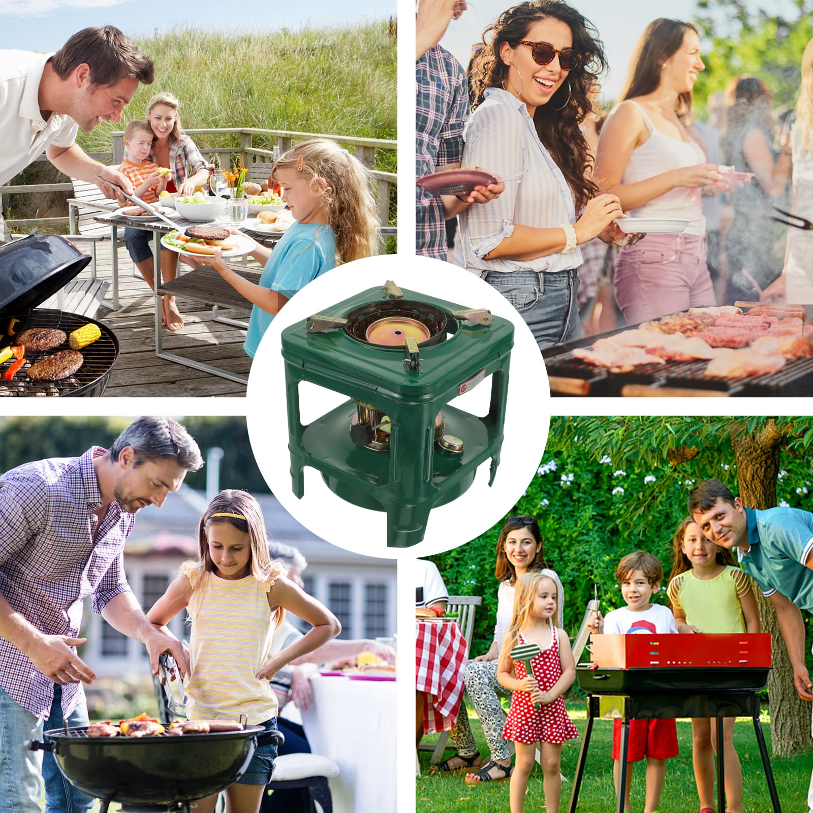 TEHAUX portable stove ready for camping, fishing, or emergency backup.