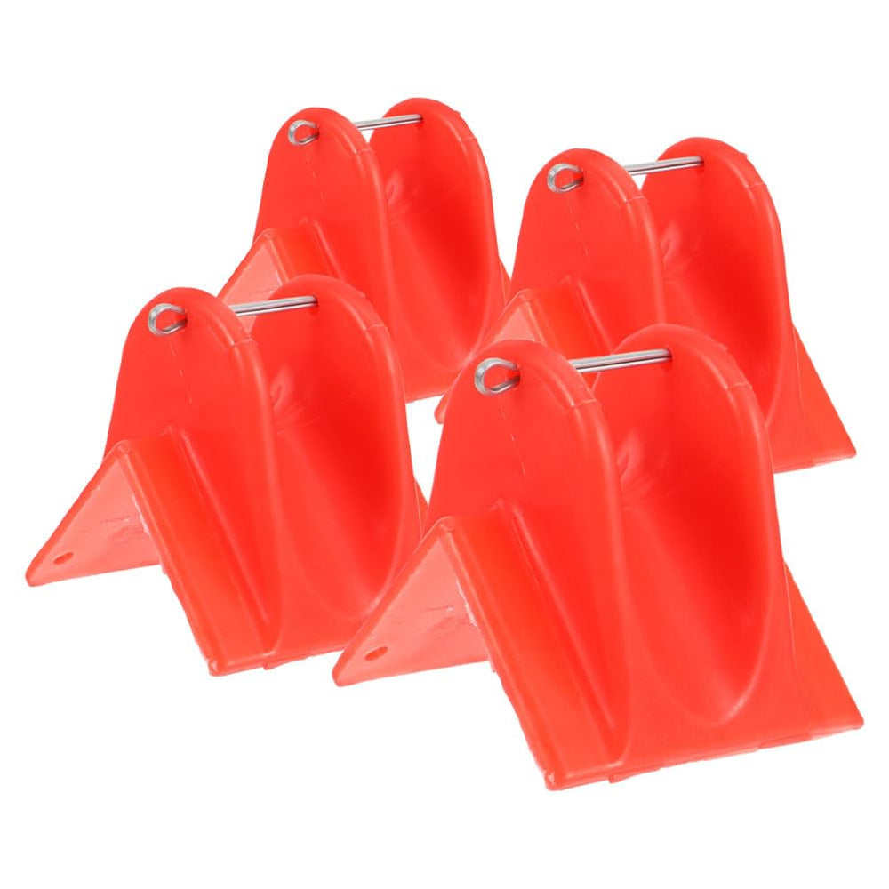 TEHAUX rope protector sleeve 4-pack, angle view showing edge protection benefits